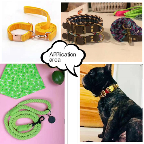 Dog Collar Metal Accessories Rose Gold Side Release Buckle And Dog Hook Set PWPET000 (5).jpg